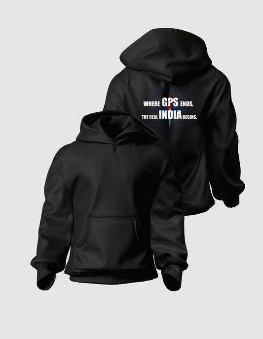 Unisex Hoodie | Travel & Camping Theme | Where GPS Ends.