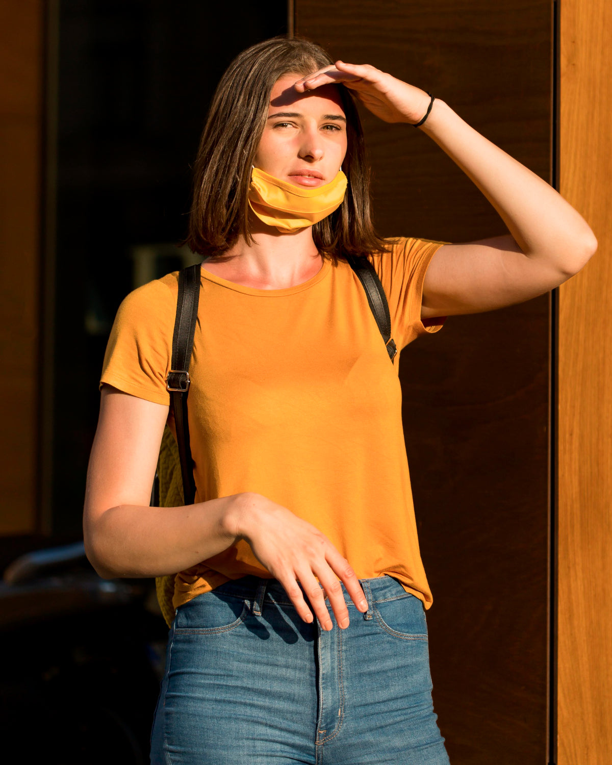 Female Classic Crew T-Shirt | Plain and Soft | Maroon | Coffee Brown | Orange.